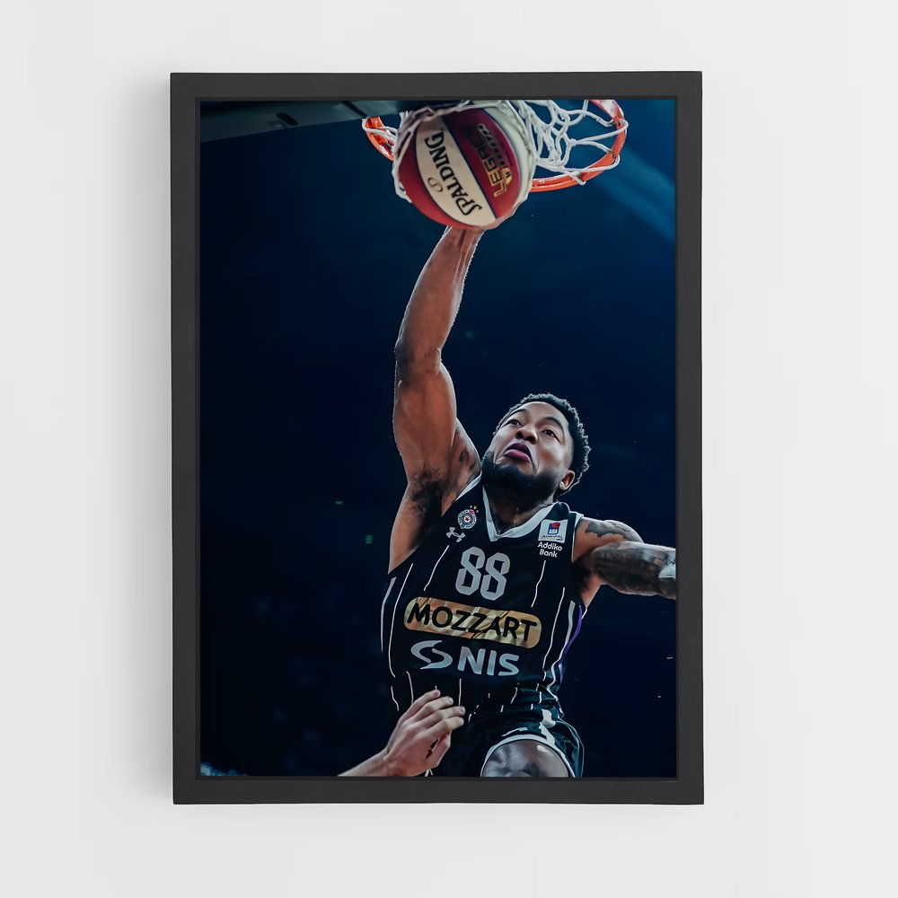 Poster Dunk de Tasmania – affiche Basketball (vue 2)